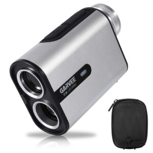 GarveeLife ゴルフ レーザー距離計 大容量750mAh 最大1312yd 1200m 6.5倍望遠鏡 充電式 防塵防水 高低差測定 ピンロック スロープモード ケース付