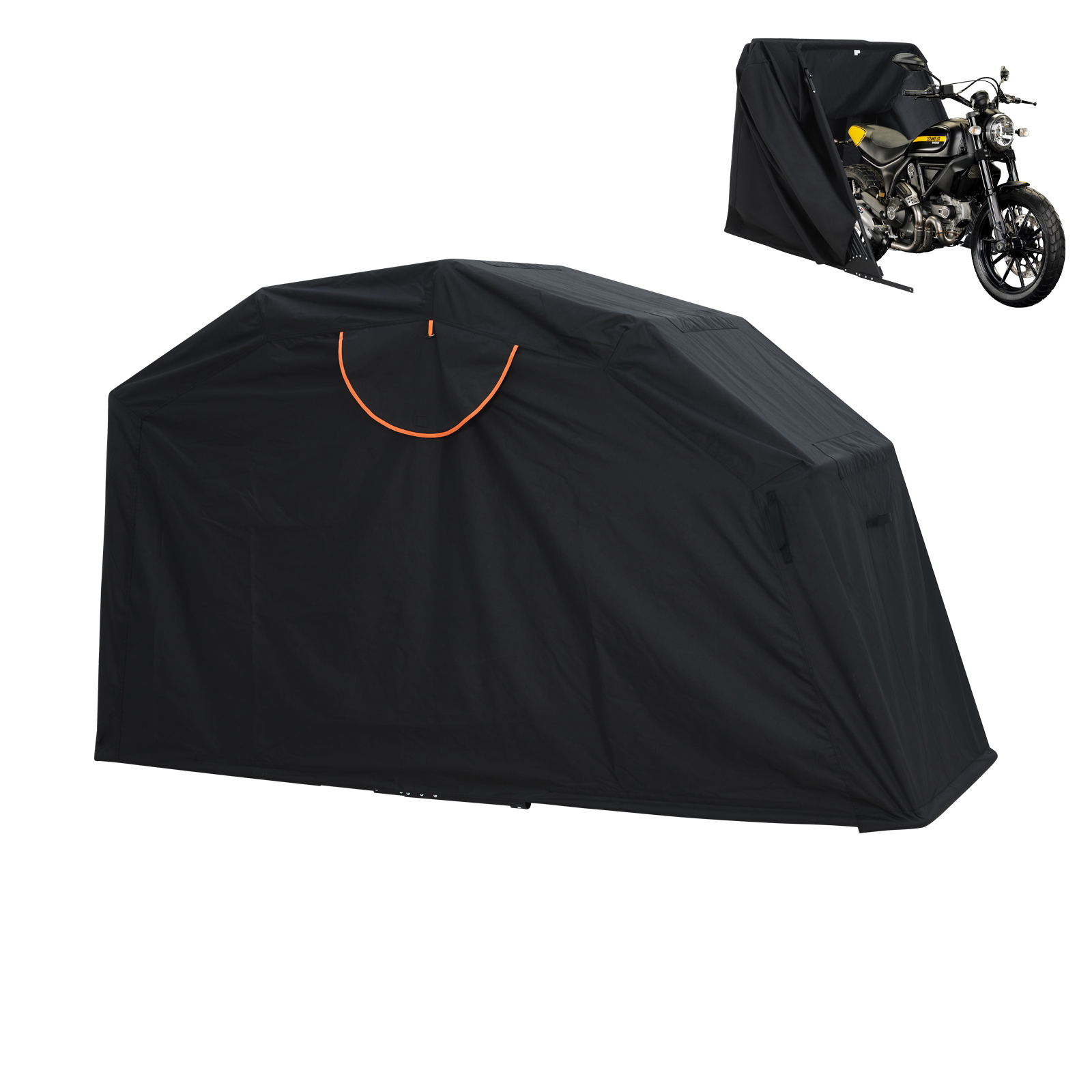 GarveeLife バイク ガレージ 折りたたみ式 バイクシェルター サイクルハウス ガレージテント バイクポート 防水 防犯対策