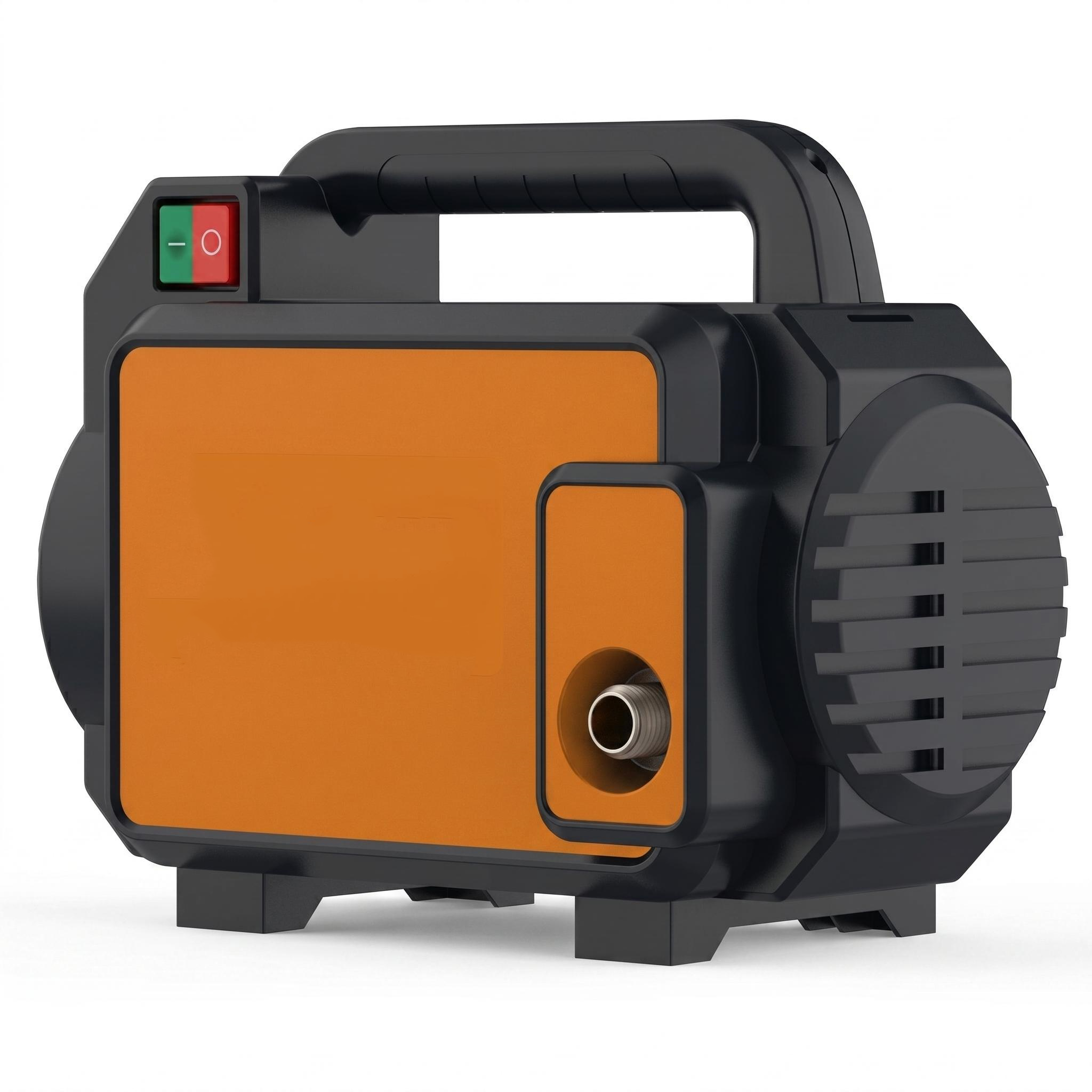 高圧洗浄機 1500W/1200W ハイパワー 最大12.5MPa 家庭用 洗車機 自吸式?水道直結両用 8m高圧ホース 縦型収納 ベランダ?車?外壁洗浄 1年保証付き - 画像 (2)