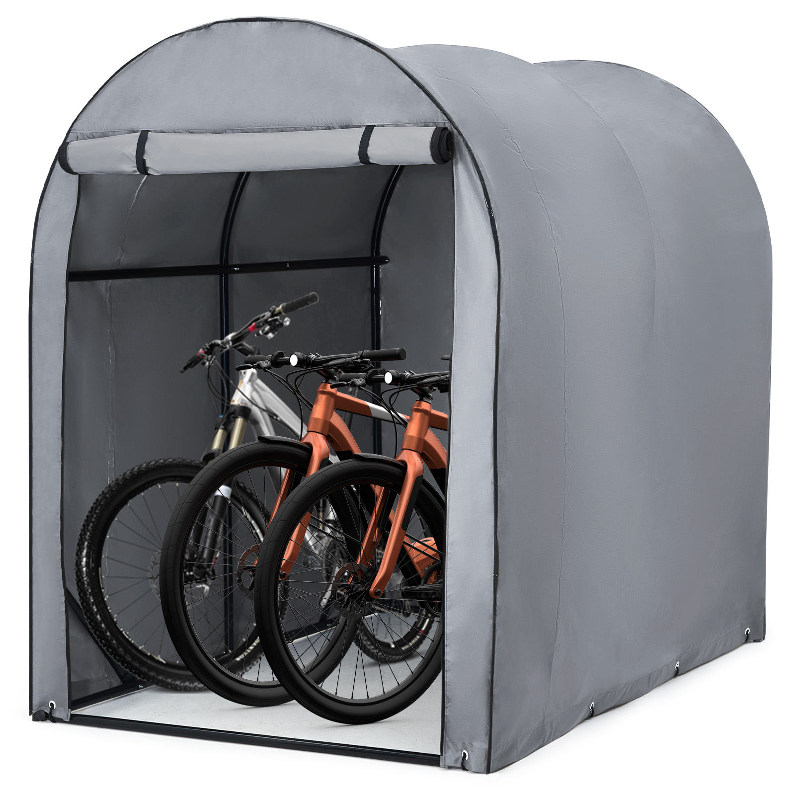 GarveeLife サイクルハウス サイクルポート 1~5台用 ガレージ 物置 屋外 テント 簡易ガレージ バイクガレージ 自転車置き場 - 画像 (4)