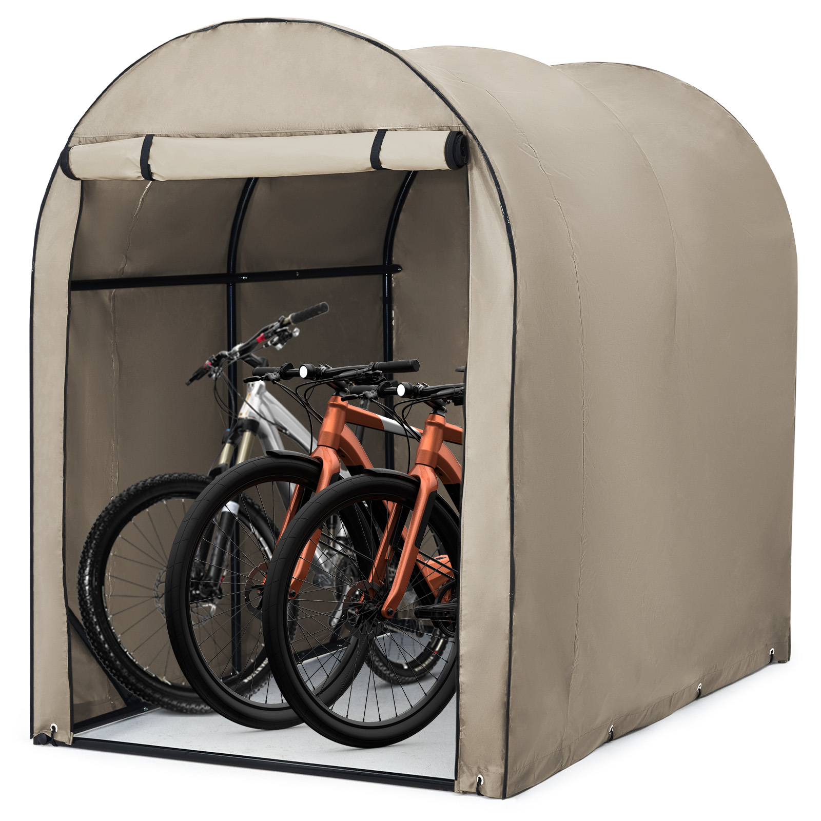 GarveeLife サイクルハウス サイクルポート 1~5台用 ガレージ 物置 屋外 テント 簡易ガレージ バイクガレージ 自転車置き場 - 画像 (2)