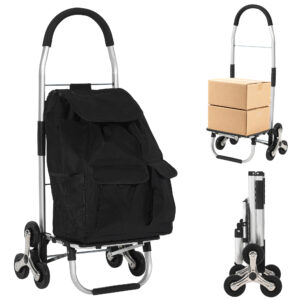 GarveeLife ショッピングカート ショッピングキャリー 買い物カート 折りたたみ 買い物キャリー 階段 3輪 台車 キャリーカート