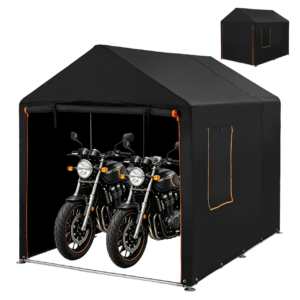 バイクガレージ 1?3台用 厚手 サイクルハウス ガレージテント 自転車置き場 物置 バイク 屋外 テント 自転車収納 自転車屋根 車庫 UV 撥水 DIY 組み立て